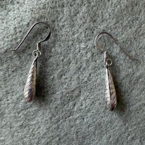Elegant Silver Drop Earrings